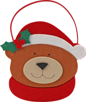 Подарунок-торбинка новорічна Ведмедик 23*15*60,5см КМ