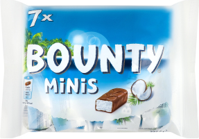 Батончики Bounty Minis шоколадні
