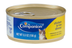 Companion Premium Cat Food Chicken & Rice Dinner 5.5 OZ