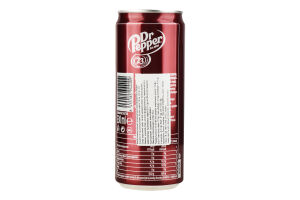 Напиток безалкогольный газированный с кофеином Dr Pepper ж/б 330мл
