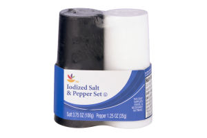 Ahold Iodized Salt & Pepper Set