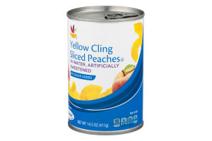 Ahold Yellow Cling Sliced Peaches in Water