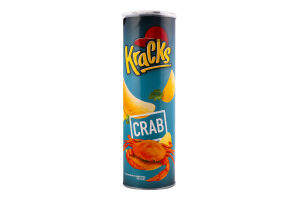 Чипсы картофельные Crab Kraсks тубус 160г