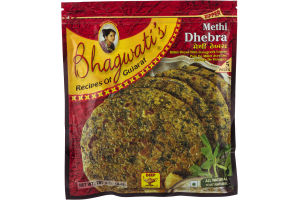Deep Bhahwati's Methi Dhebra Millet Bread With Fenugreek Leaves - 5 CT