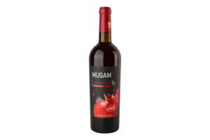 Вино 0.75л 11-12% красное полусладкое Pomegranate Mugam бут
