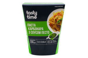Паста Карбонара з соусом Песто Tasty Time к/у 220г