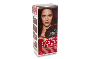 Крем-краска для волос Color Sensation Интенсивный темно-красный №4.60 Garnier