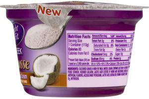 Dannon Light & Fit Greek Mousse Nonfat Yogurt Coconut Cream