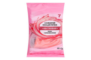 Средство для унитаза освежающее корзина с запасным блоком Цветочный 7 40г