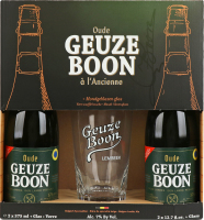 Н-р Boon Пиво Oude Geuze світле 2x0,375л+келих