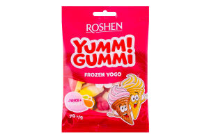 Цукерки желейні Frozen Yogo Yummi Gummi Roshen м/у 70г
