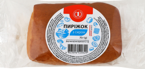 Пиріжок з сиром 70г плівка ТМ "1"
