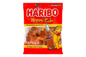 Цукерки желейні неглазуровані Happy-cola Haribo м/у 80г