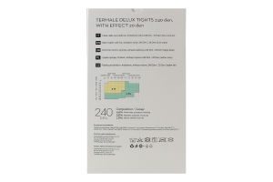 Колготки женские теплые с мехом имитация капрона Siela Collant collection 240/20den L/XL nero