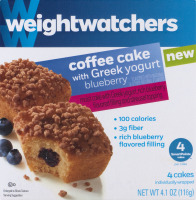Weight Watchers Coffee Cake With Greek Yogurt Blueberry - 4 CT