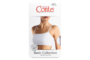 Бюстье женское Conte elegant Basic Collection №LBE2018 170-84/XS white