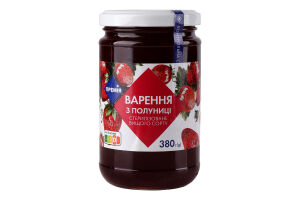 Полуниця варення упак., 0,380 Премія