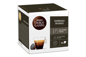 Кава смажена мелена Espresso intenso Dolce gusto Nescafe к/у 16х7г