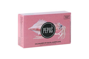 Кальмар Pepus в американському соусі