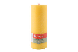 Свеча желтая 19х6.8см №103668850309 Bolsius 1шт