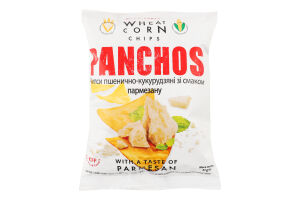 Чипси пшенично-кукурудзяні зі смаком пармезану Panchos м/у 82г