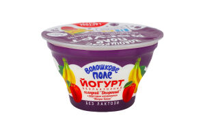 Йогурт 2.8% солодкий без лактози Яблуко-банан Десертний Волошкове поле ст 140г