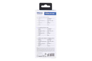 Кабель Brevia USB-MicroUSB black 1м 51100BUMC1