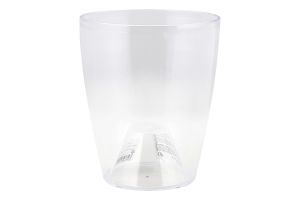 Горщик д/орхідей прозорий 12*14см Алеана