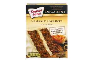 Duncan Hines Decadent Cake Mix Classic Carrot