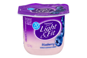 Dannon Light & Fit Nonfat Yogurt Blueberry
