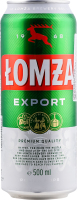Пиво 5.7% 0.5л світле фільтроване Лагер Export Lomza з/б