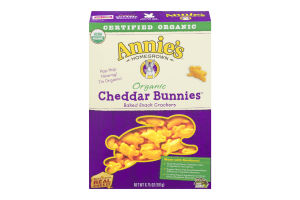 Annie's Homegrown Organic Cheddar Bunnies Baked Snack Crackers