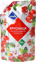 Бруcника протертая с сахаром Премія д/п 250г