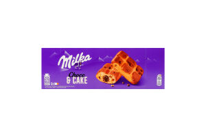 Пирожное бисквитное с шоколадной начинкой и кусочками молочного шоколада Choco&Cake Milka к/у 5х35г