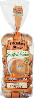 Thomas' Limited Edition Pre-Sliced Bagels Pumpkin Spice - 6 CT