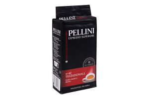 Кофе натуральный жареный молотый N.42 Tradizionale Espresso Superiore Pellini в/у 250г