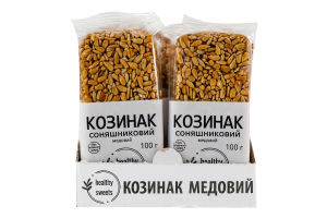 Козинак медовий Соняшниковий Healthy Sweets м/у 100г
