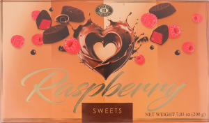 Цукерки Распберрі 200г Бісквіт-шоколад