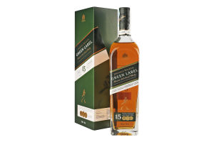 Виски 0.7л 43% 15YO Green label Johnnie Walker к/у