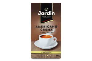 Кава натуральна мелена Americano Crema Jardin в/у 250г