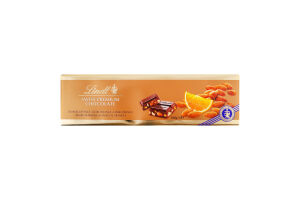 Шоколад темний швейцарський з апельсином і мигдалем Lindt м/у 300г