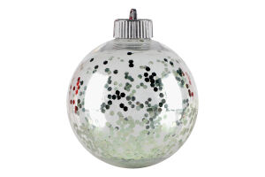 Прикраса ялинкова Куля з зірками 10см 833954