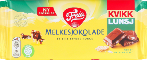 Шоколад молочний Freia з печивом та морською сіллю