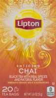 Lipton Enticing Chai Tea Bags - 20 CT