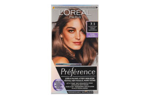 Фарба для волосся Preference №7.1 L'Oreal Paris 1шт