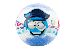 Средство косметическое для приготовления ванн с сюрпризом Funny piratus Bombs Kids Rainbow 100г