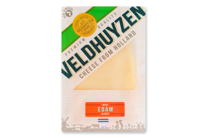 Сир Veldhuyzen Kaas Эдам 40% кор/мол нарізаний