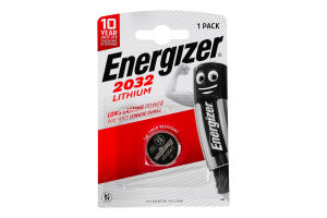 Батарейка CR2032 3V Lithium Energizer 1шт