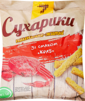 Сухарі Семерка пшеничні 90 г зі смаком краба