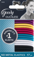 Goody Ouchless No Metal Elastics - 17 CT